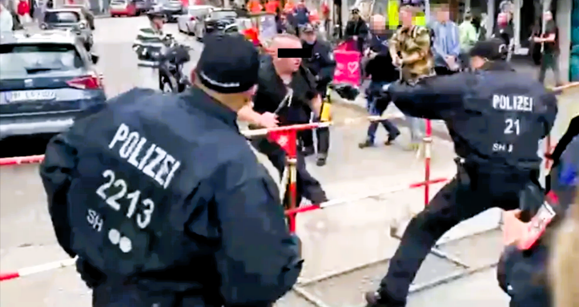 ANgriff auf Hamburger Fan-Fest! Mann mit Molotow-Cocktail und Beil niedergeschossen!